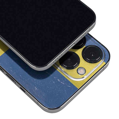 Sweden Flag Distressed iPhone 16 Pro Skin